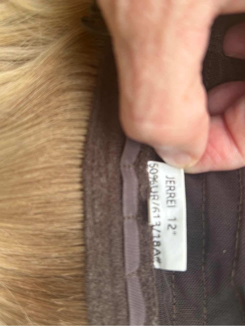 $400 -  Human (EURO) Hair Sheitel / Wig - Picture 7 of 12